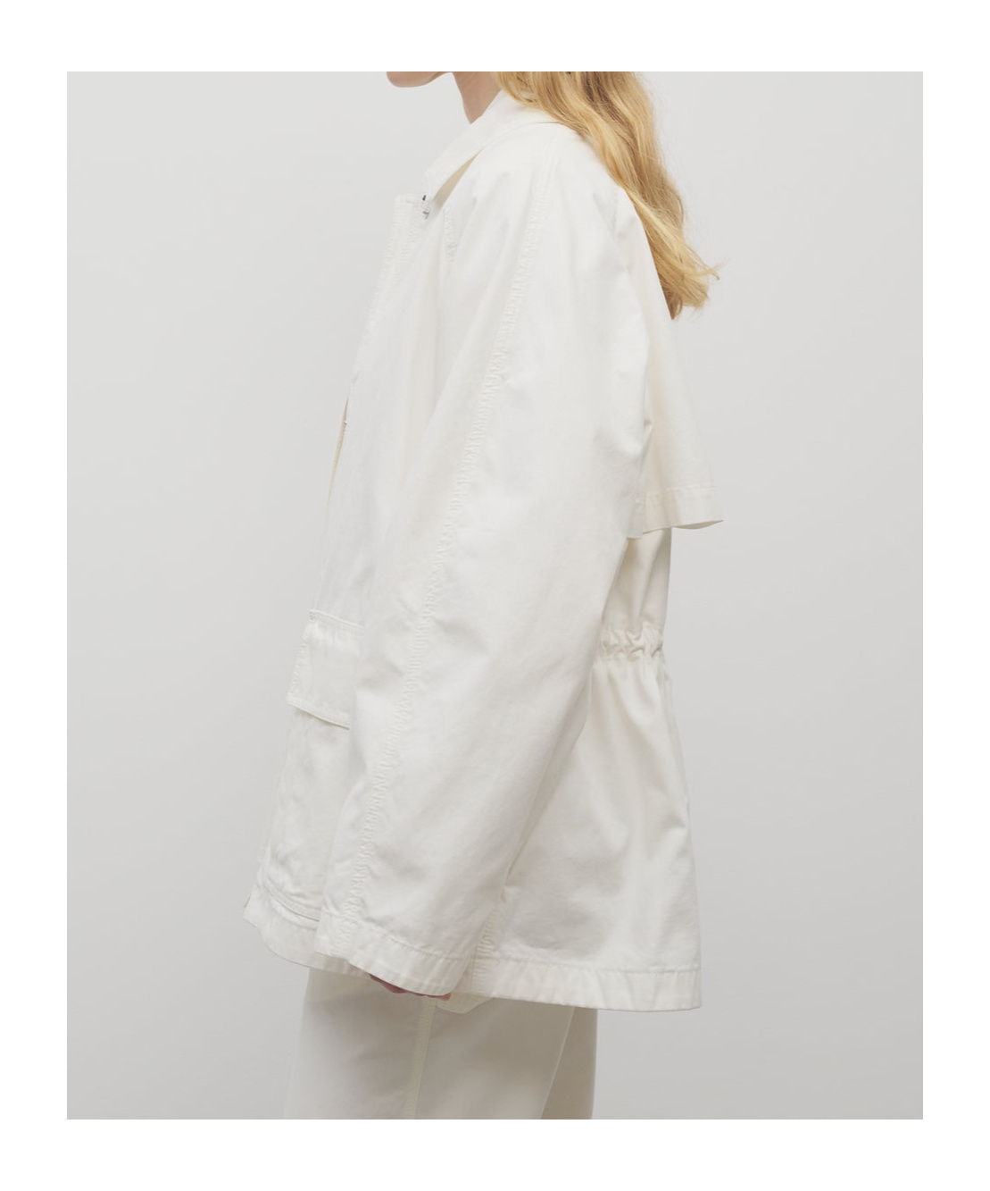 The Row Elodianna Jacket In Cotton In White