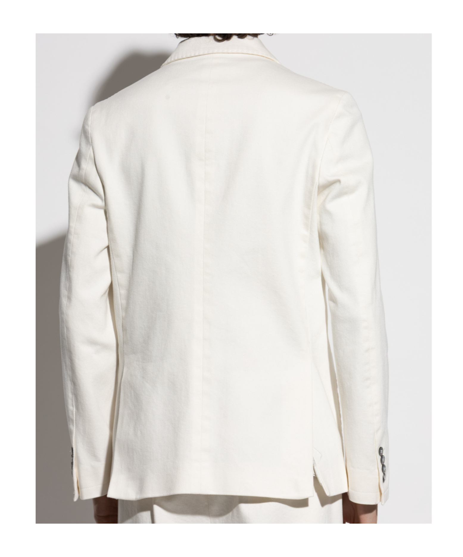 Shop Officine Generale Cotton-blend Blazer In White