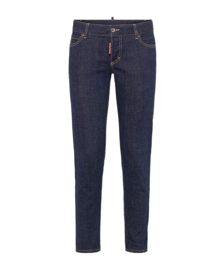 Dsquared2 Jennifer Cropped Jeans In Black
