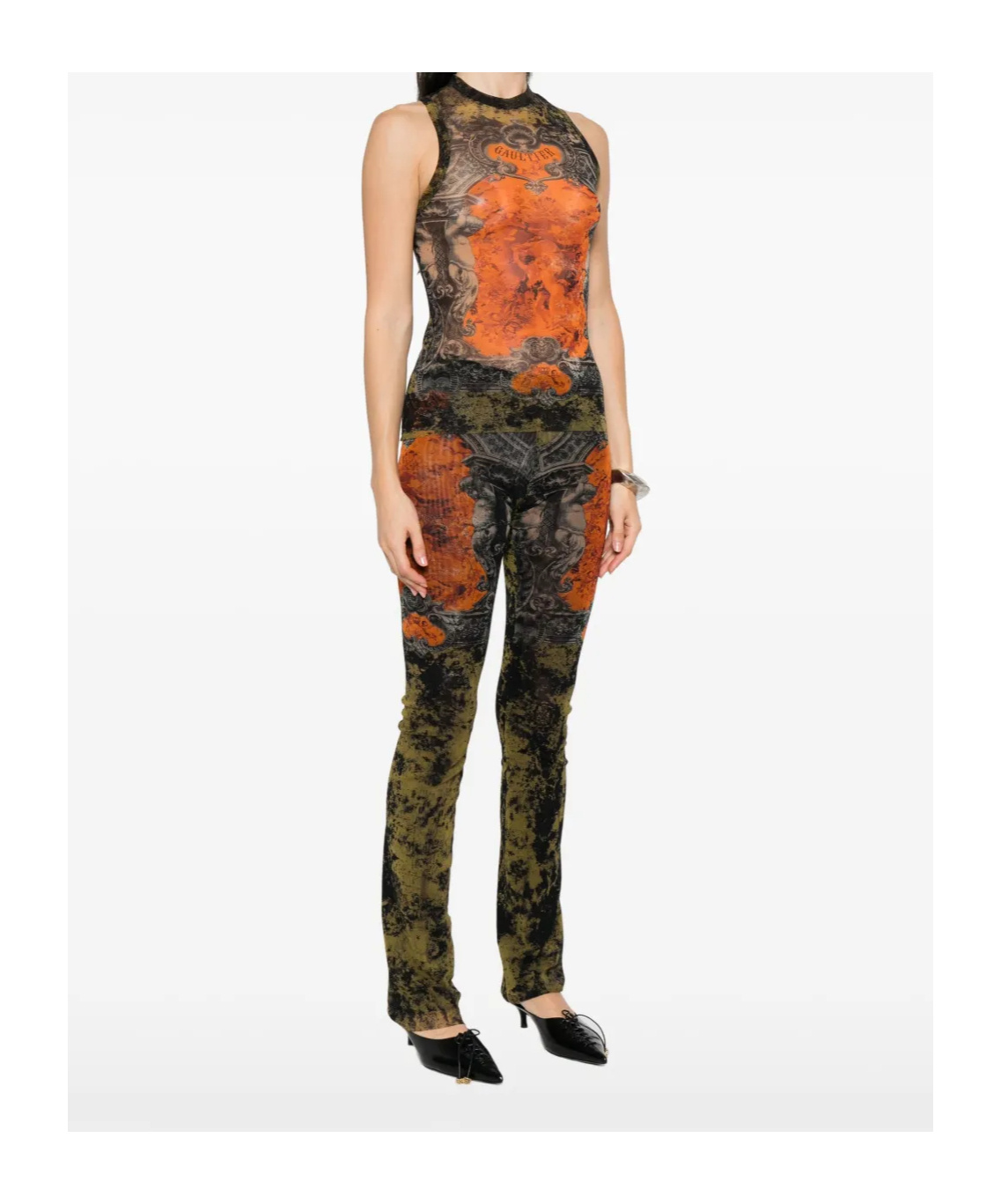 Jean Paul Gaultier The Khaki Médaillon Tank Top