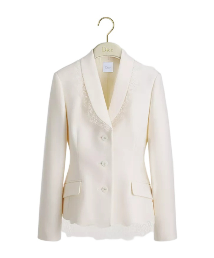 Dior Bar Jacket In White