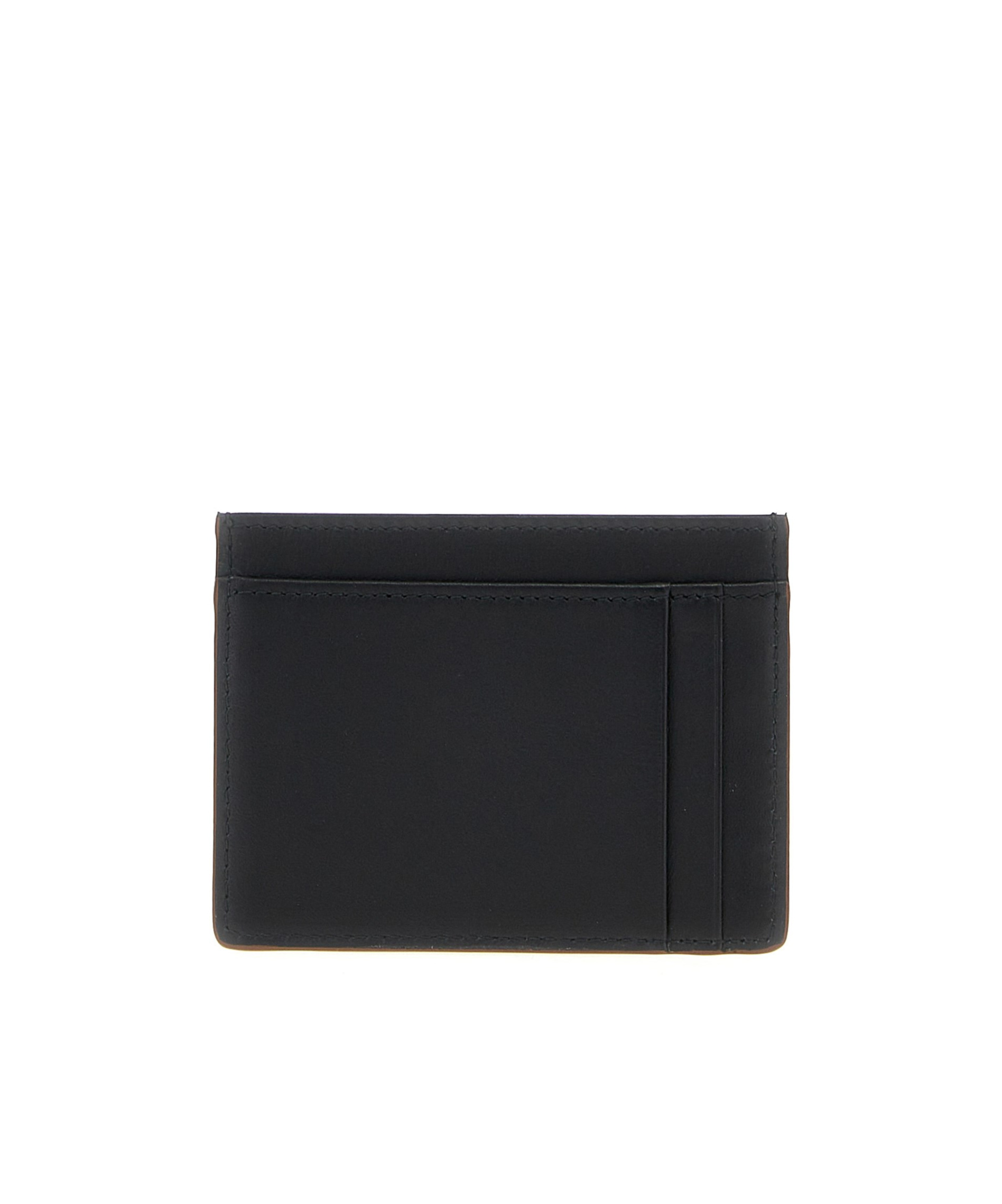Miu Miu Smooth Leather Card Case In Black