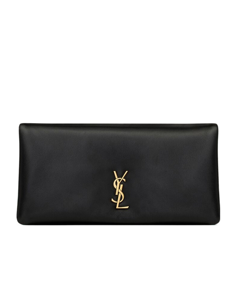 Saint Laurent Calypso Mini Bag In Nude