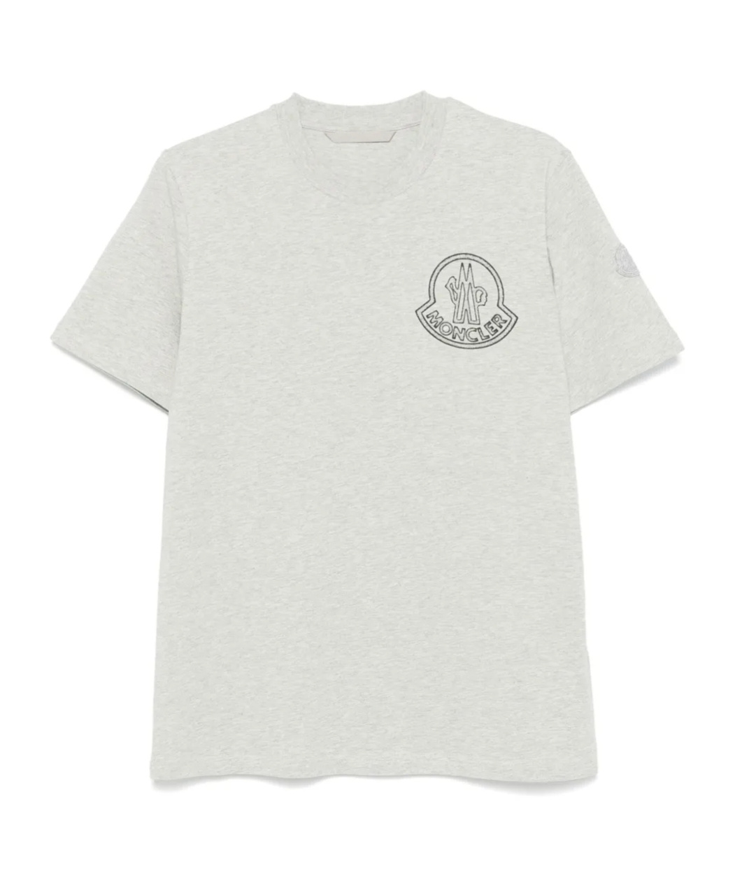 Moncler Short-sleeved T-shirt In Grey