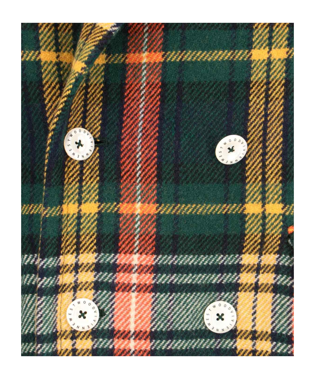 Vivienne Westwood Check Pattern Wool Blend Coat In Brown