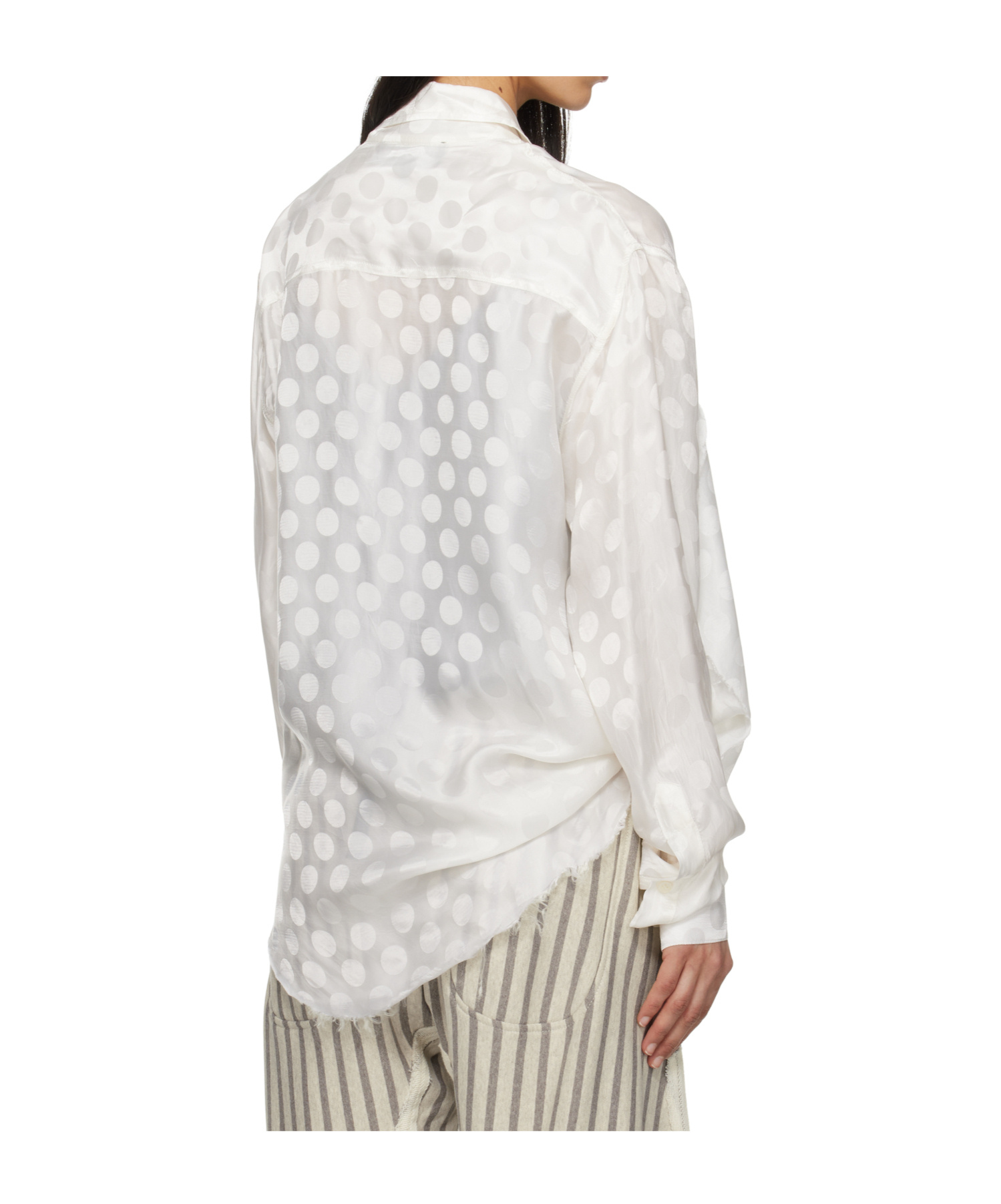 Edward Cuming Classic Lung Window Shirt In White