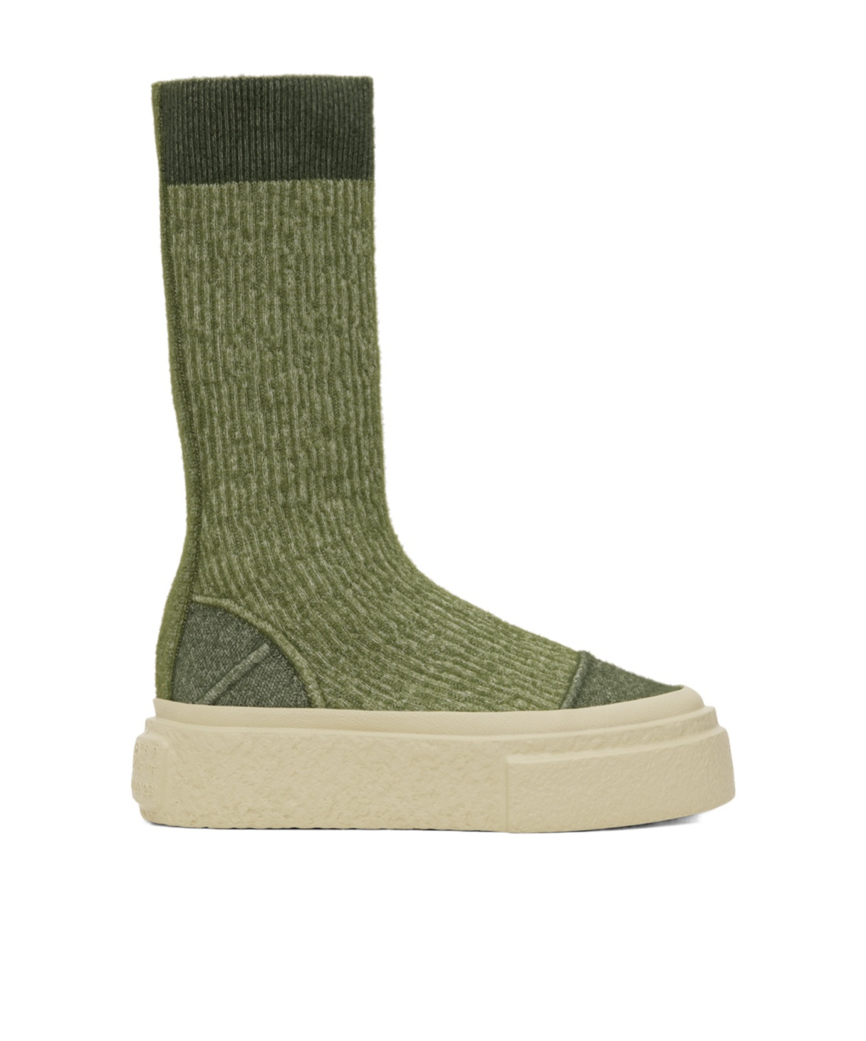 Shop Mm6 Maison Margiela Numbers-motif Sneakers In Green
