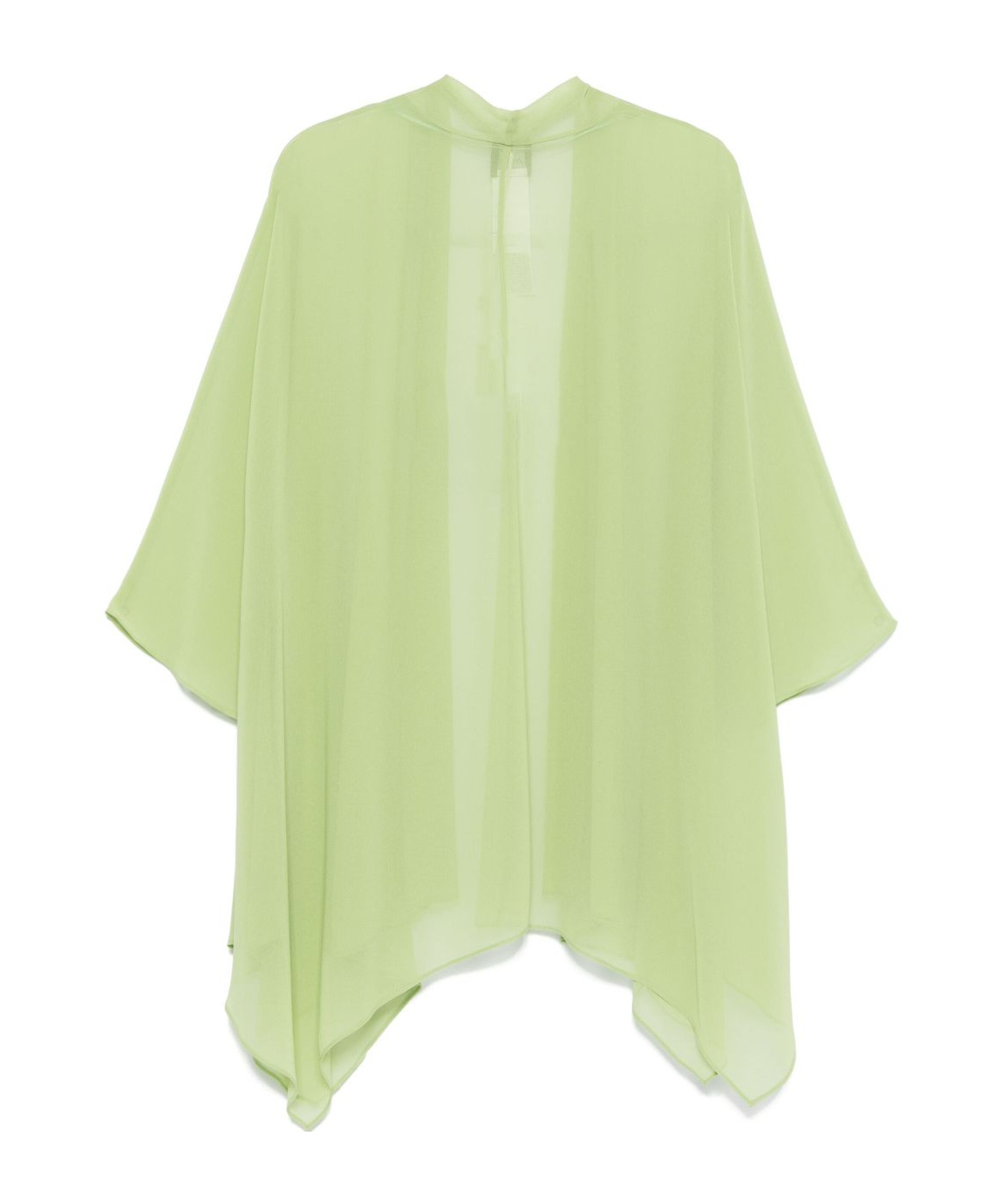 Shop Marina Rinaldi Mid-sleeve Cardigan In Green
