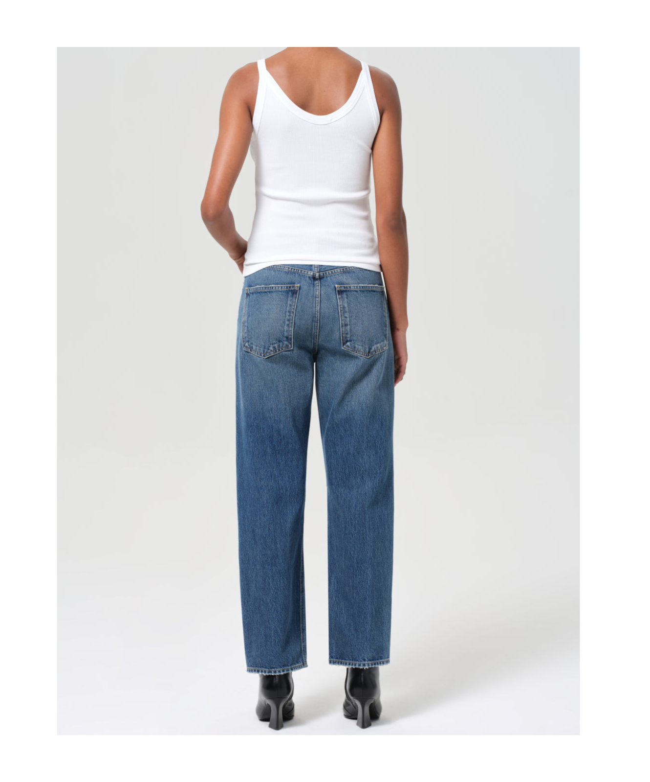 Agolde Straight-leg Jeans In Blue