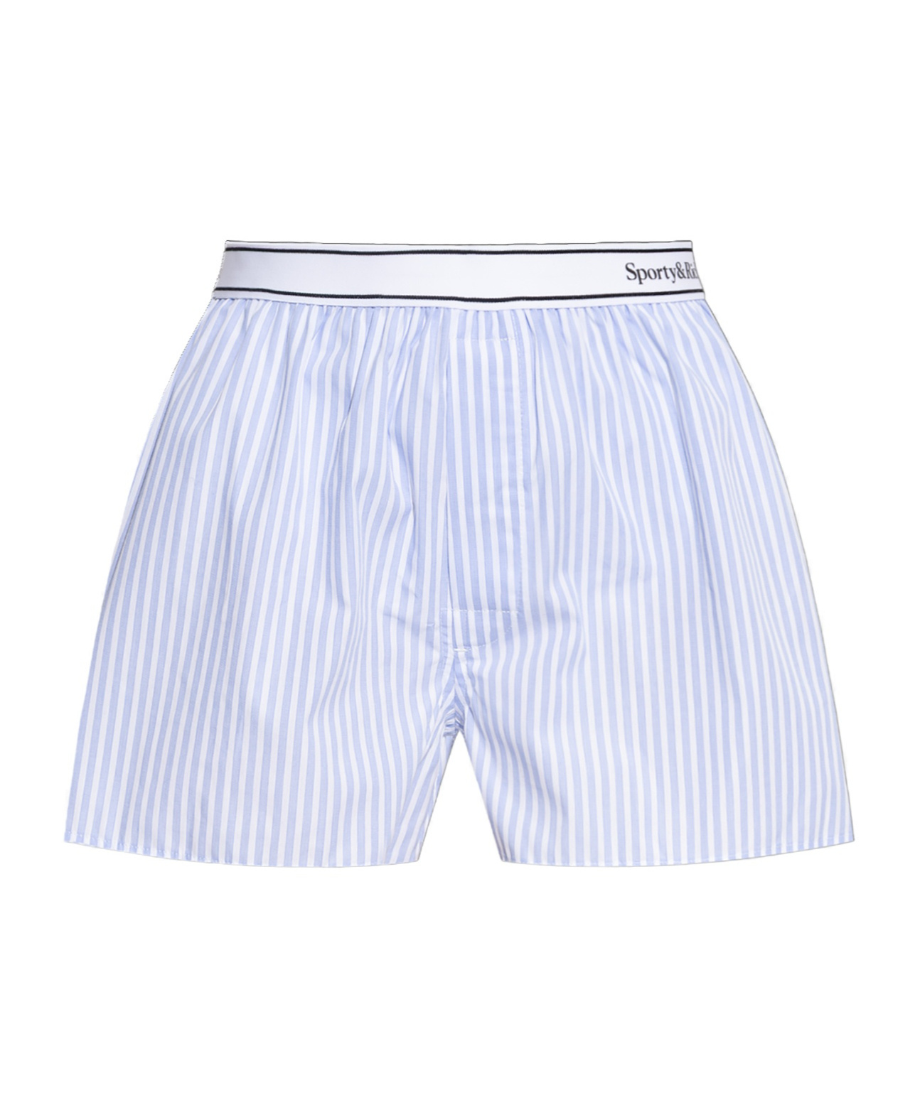 Sporty And Rich Sporty & Rich Serif Logo Boxer In Light Blue