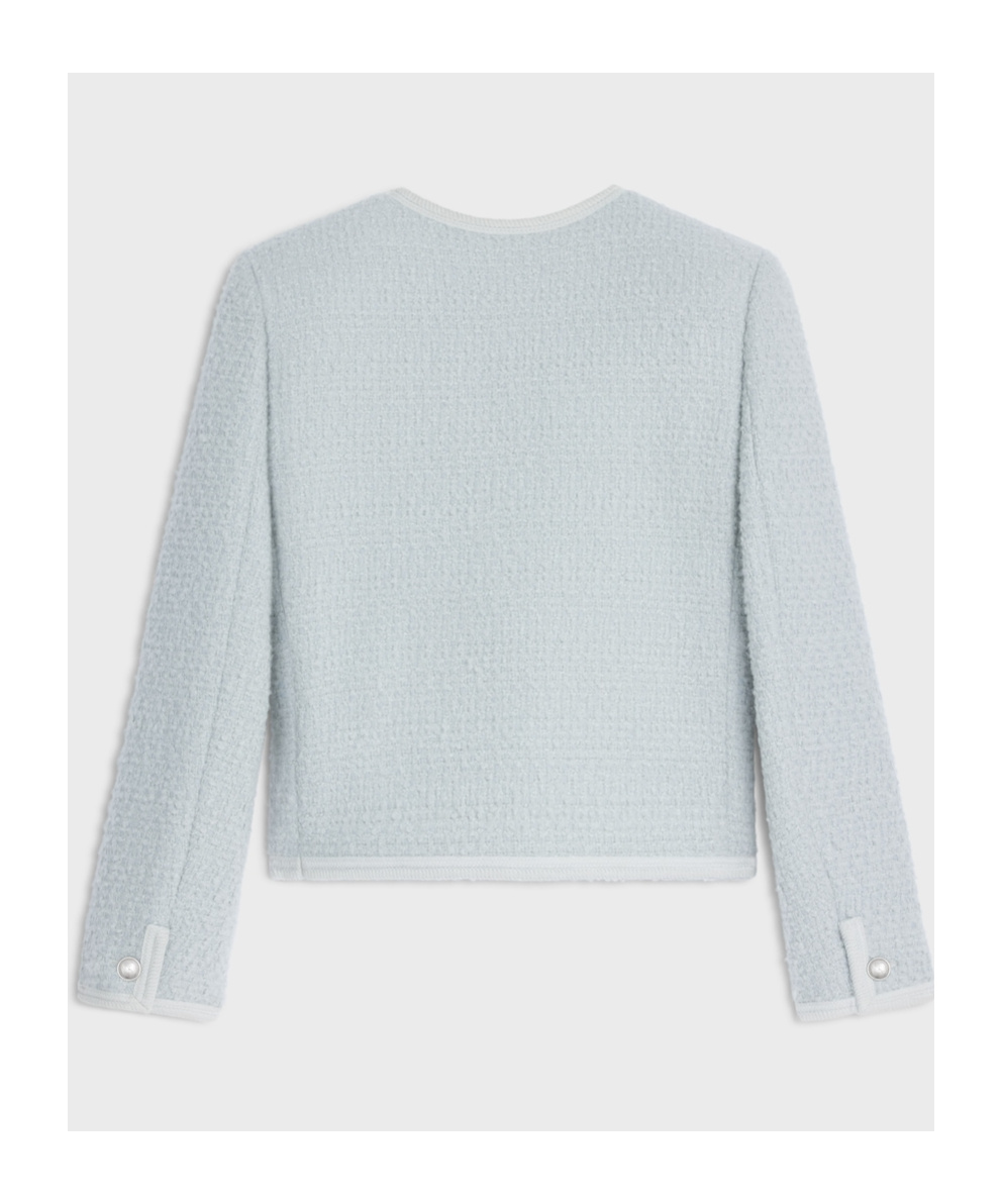 Celine Long-sleeved Casual Jacket In White