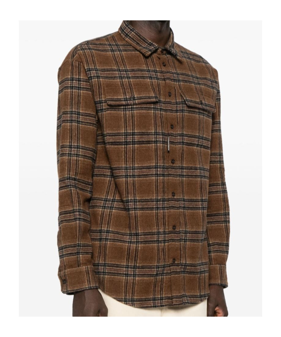 Dsquared2 Check-pattern Shirt In Brown