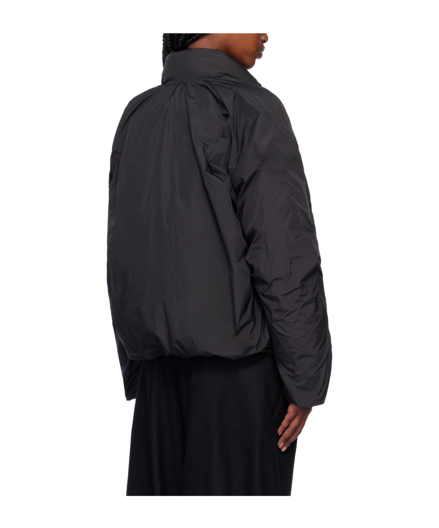 Post Archive Faction (paf) Zipper Down Jacket In Black