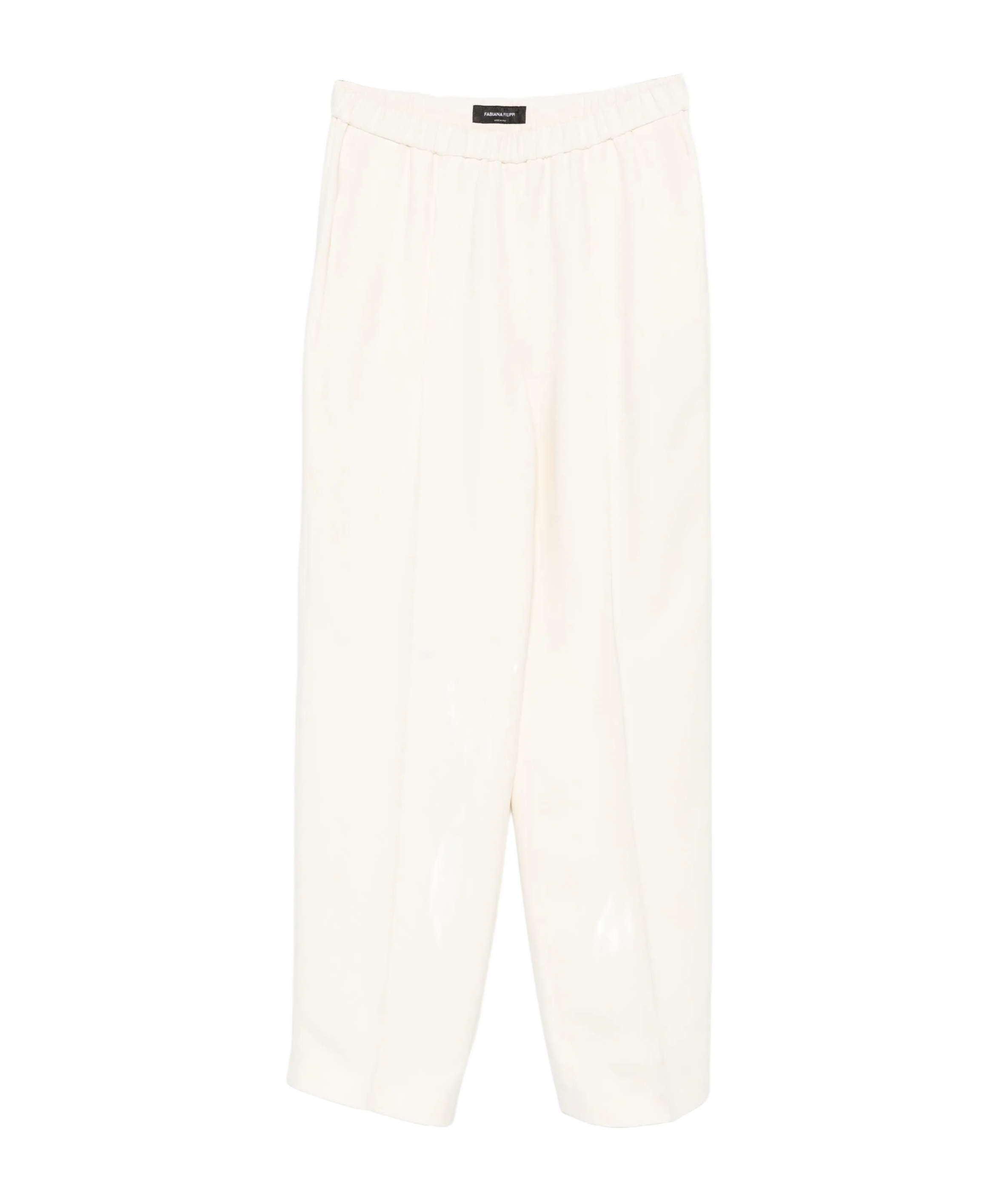 Fabiana Filippi Elastic Waist Casual Pants In White