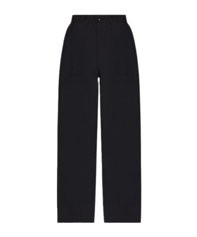 Casablanca Logo Patch Casual Pants In Black