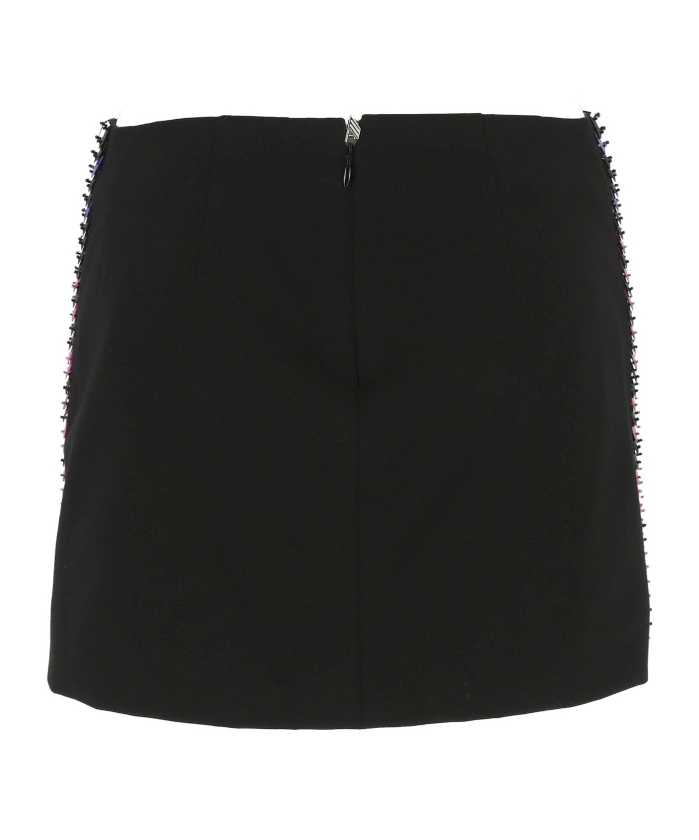 Attico Rue Sequined Mini Skirt In Black
