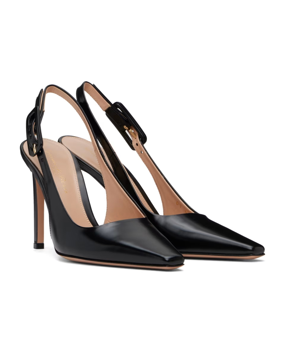 Gianvito Rossi Christina Sling In Black