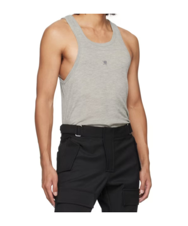 Misbhv Logo-decorated Vest In Nude