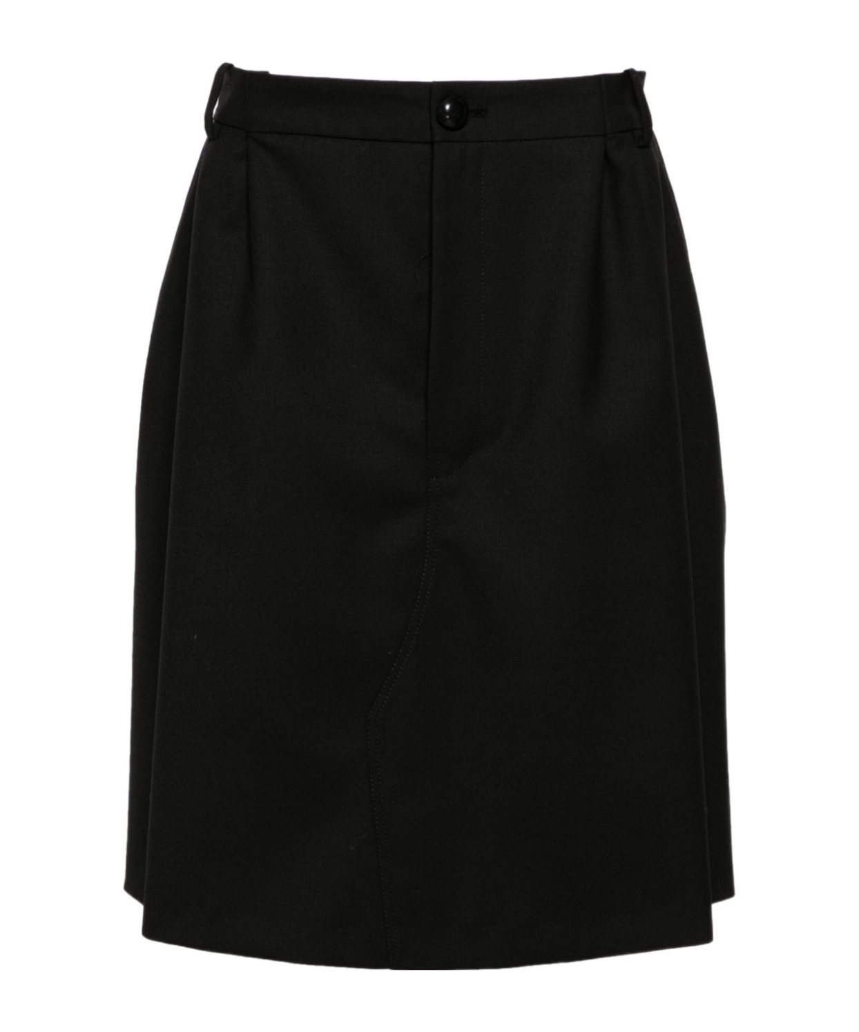 Namacheko Tidan Layered Twill Shorts In Black