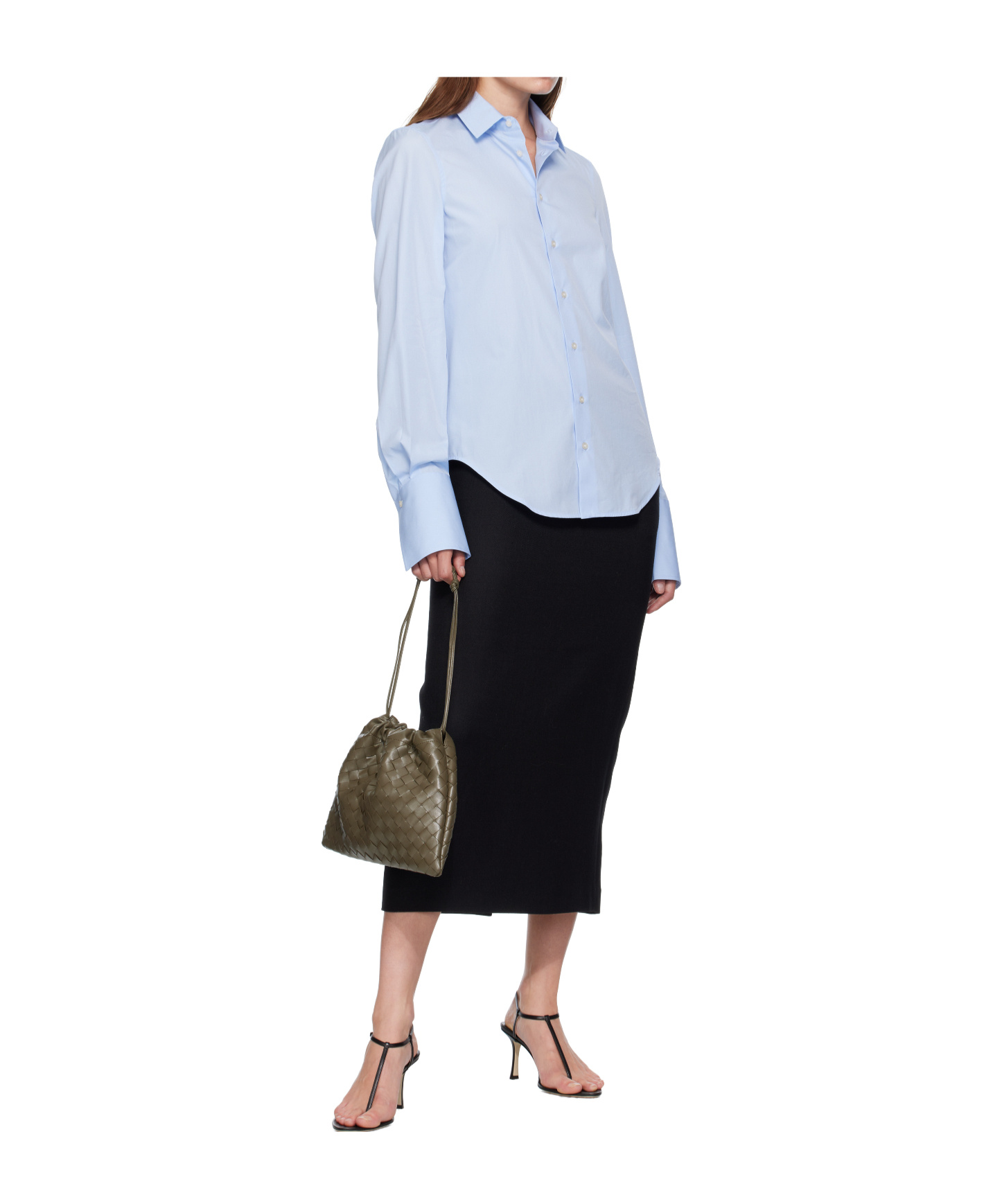 Wardrobe.nyc Long Sleeve Shirt In Blue