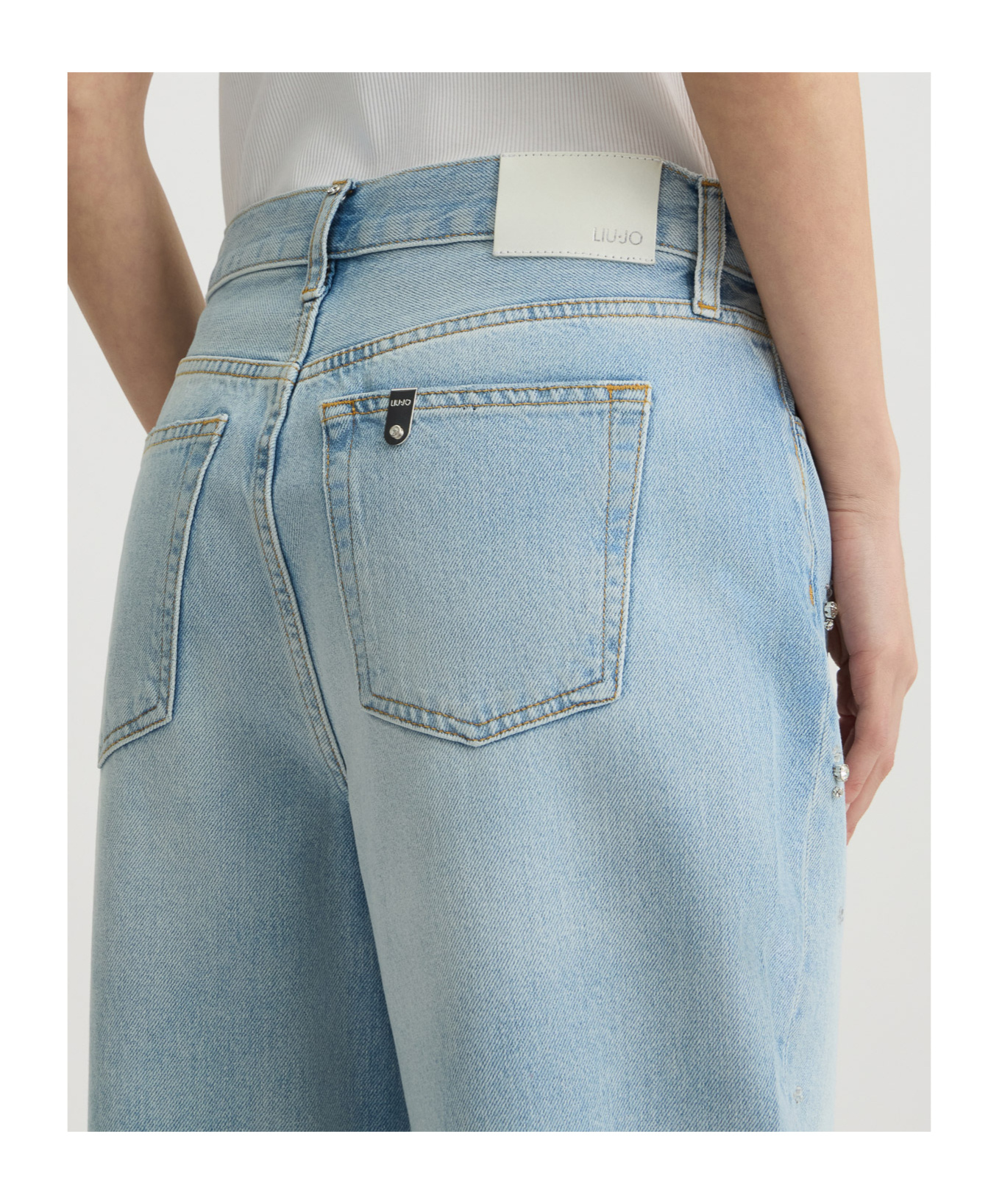 Liu •jo Liu Jo Light Blue Relaxed-fit Liu Jo Jeans