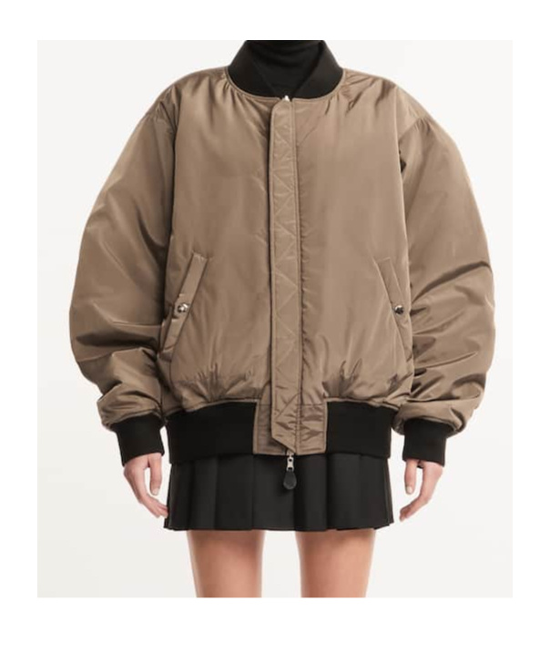 Hogan Reversible Bomber Jacket In Black