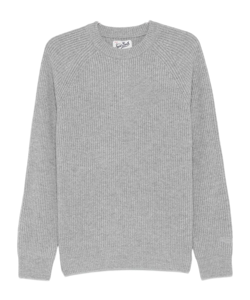 Mc2 Saint Barth Long-sleeved Sweater In Gray