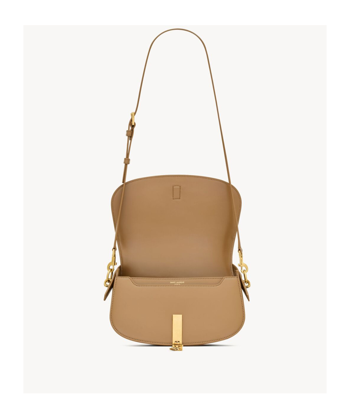 Saint Laurent Voltaire Shoulder Bag In Nude