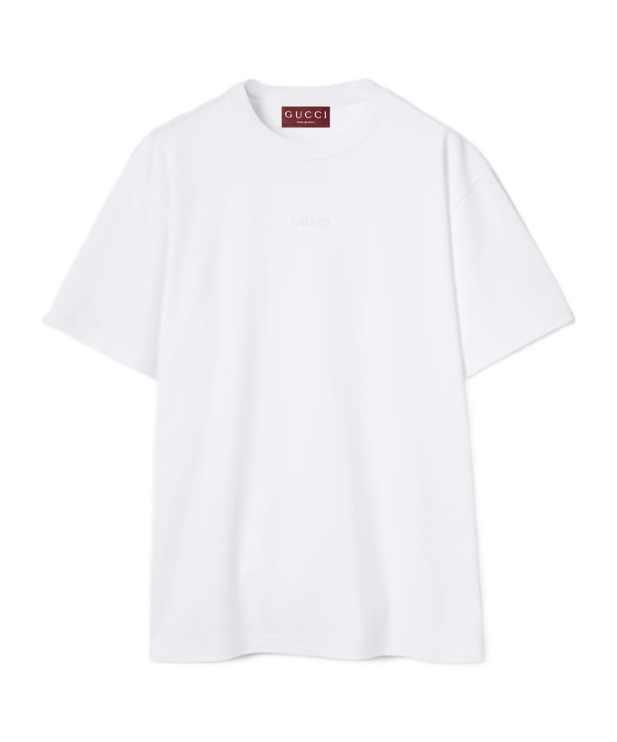Gucci Cotton Jersey T-shirt With Logo In White