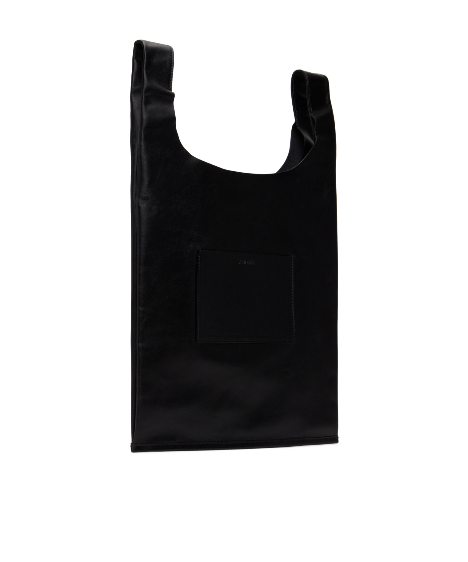Jil Sander Logo Tote Bag In Black
