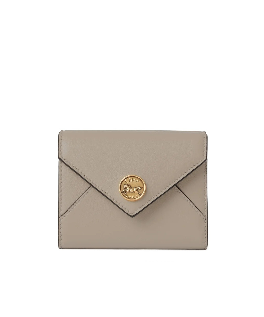 Chloé Trifold Wallet In Gray