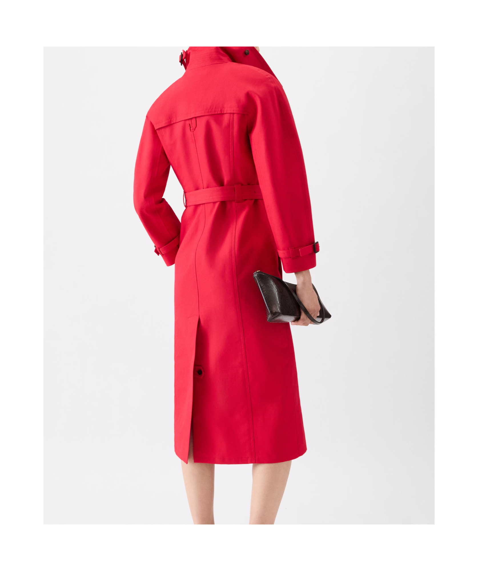 Jacquemus Cotton-blend Trench Coat In Red