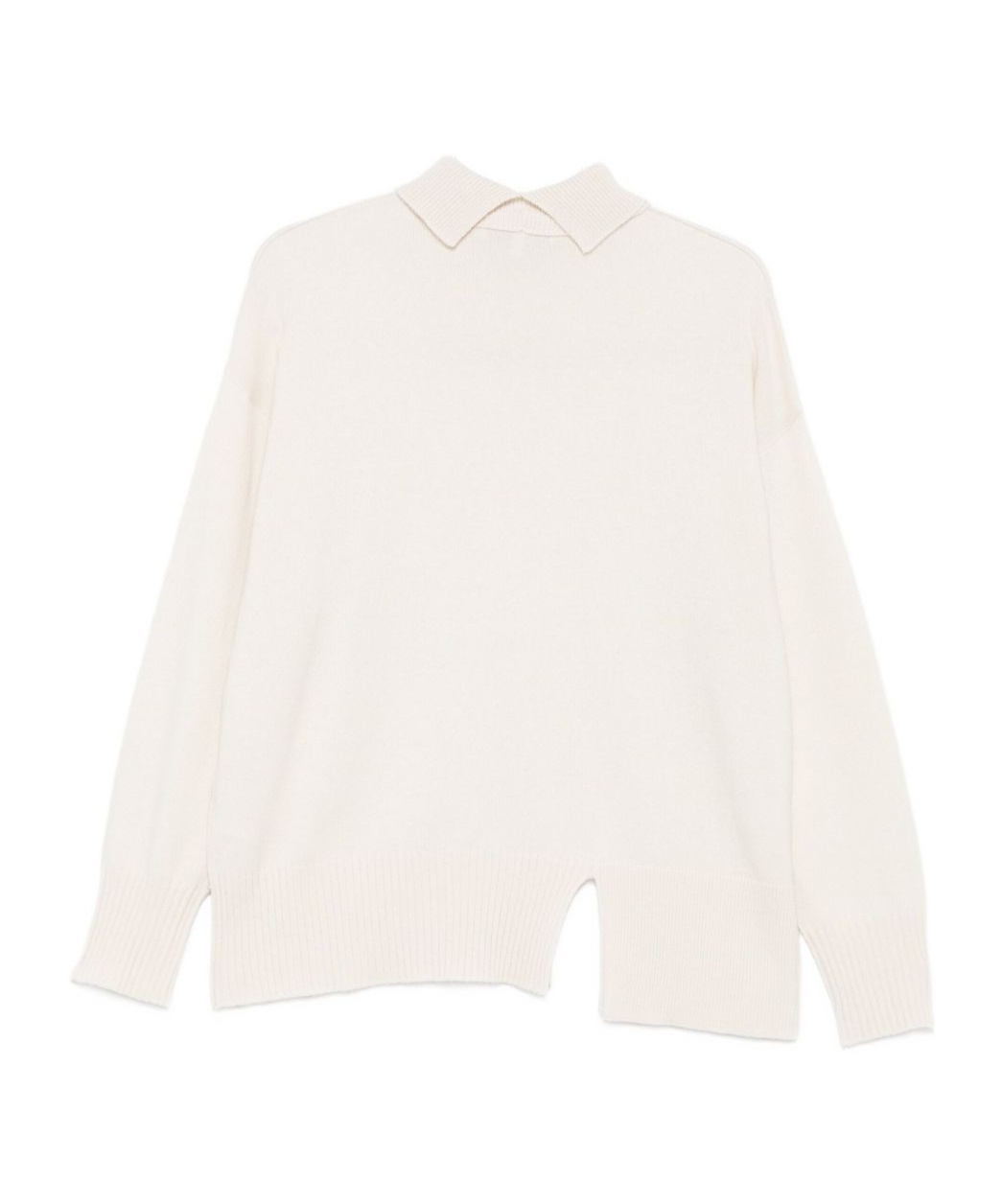 Antonelli Turtleneck Long-sleeved Sweater In White