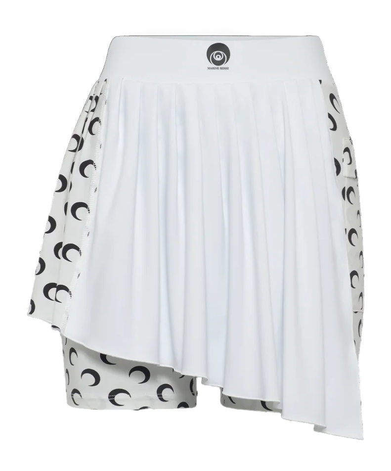 Marine Serre Sporty And Casual Mini Skirt In White