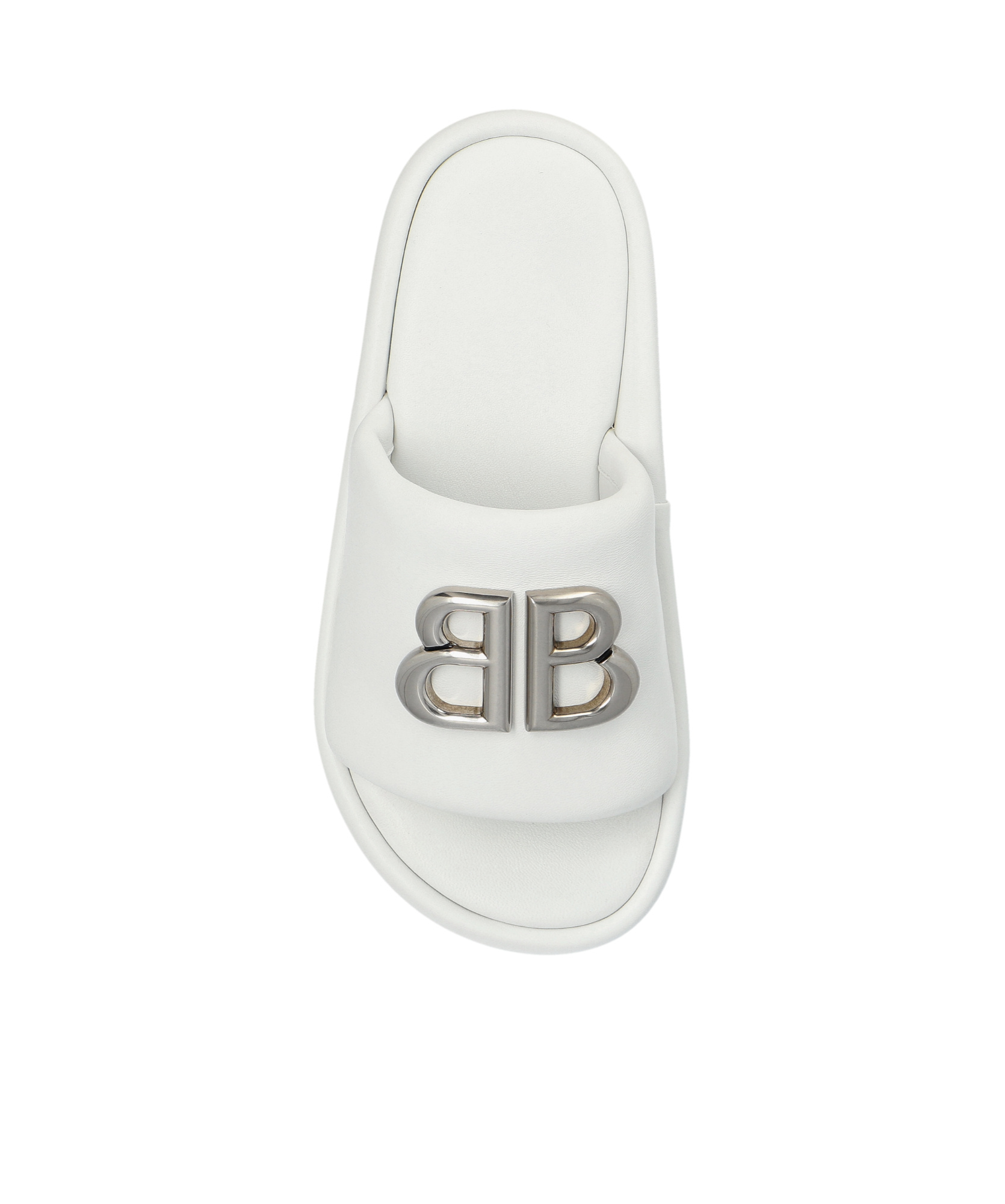 Balenciaga Thick Bottom Sandals In White
