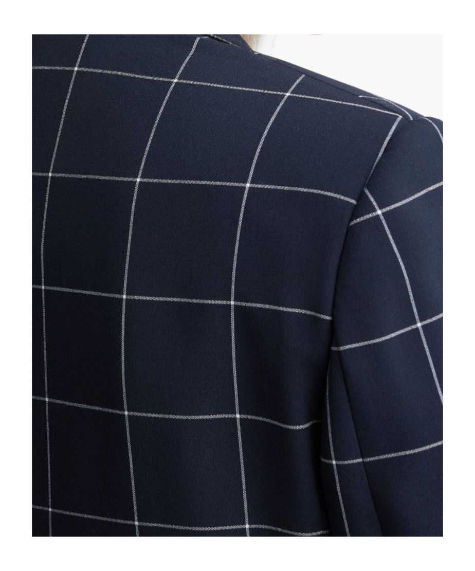 Liu •jo Double-breasted Check Blazer