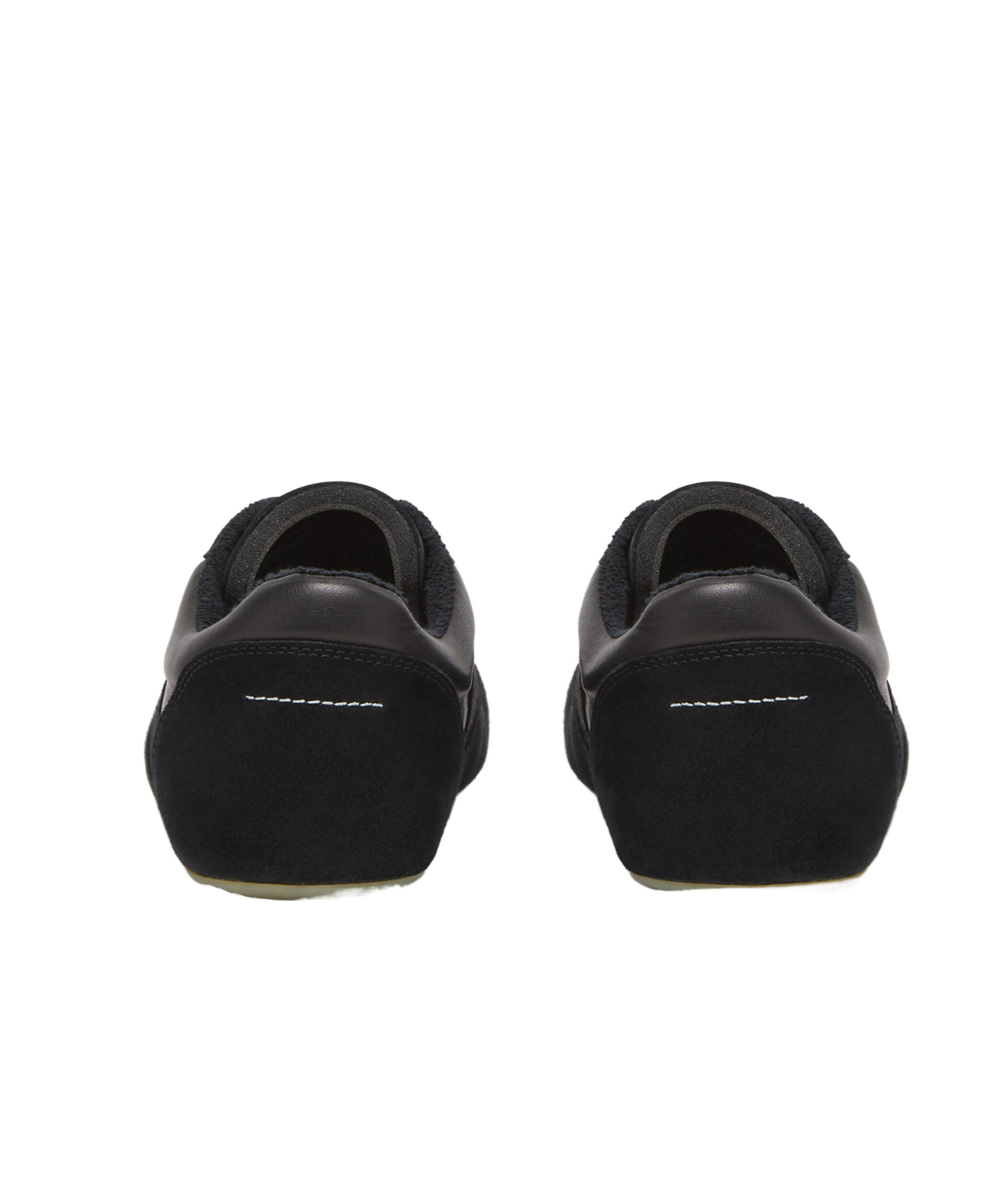 Mm6 Maison Margiela Anatomic Mixed Leather Sneakers