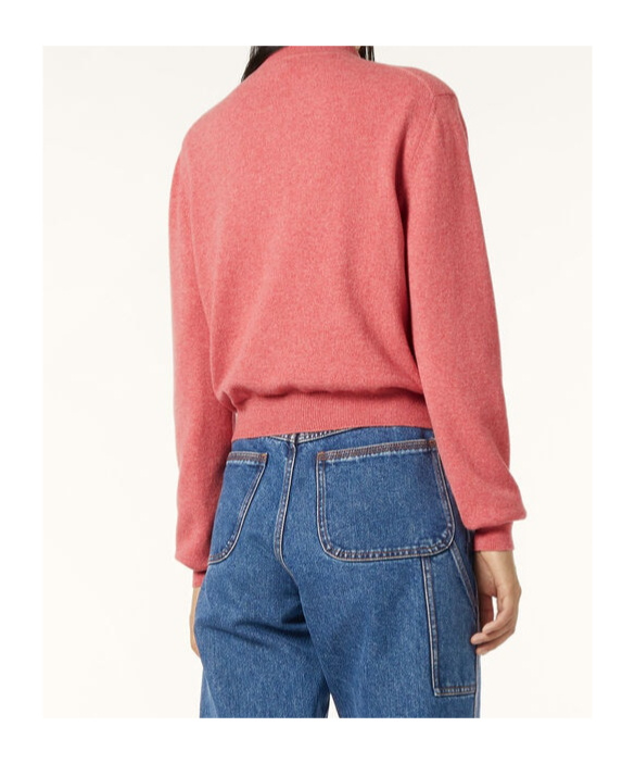 Loro Piana Long-sleeved Knitted Cardigan In Red