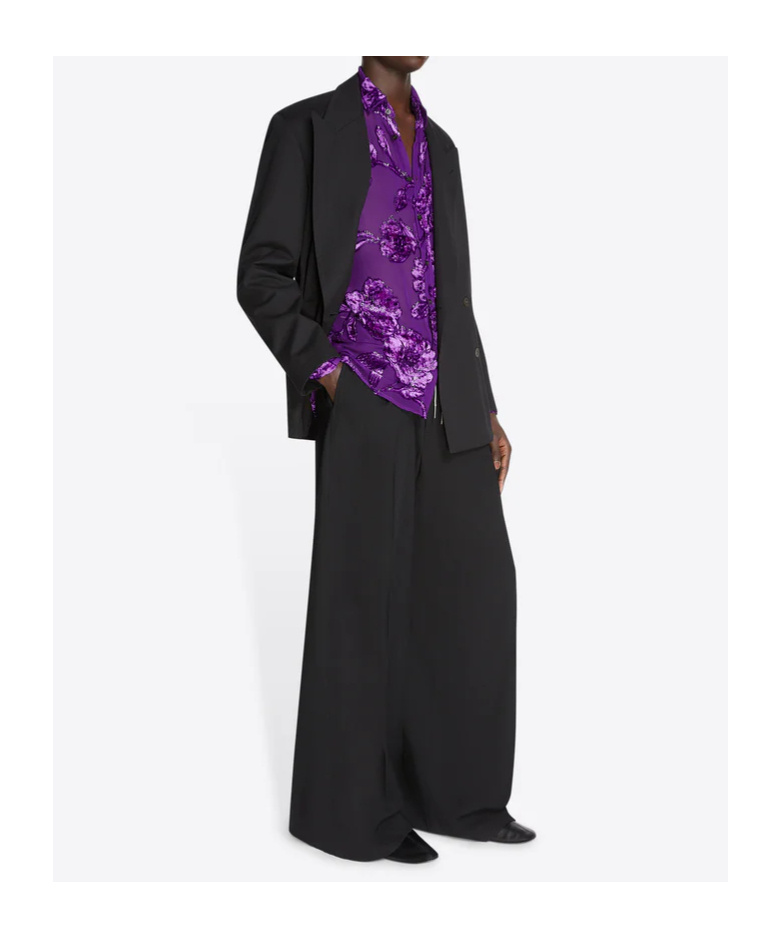Dries Van Noten Double-breasted Suit Jacket In Blue