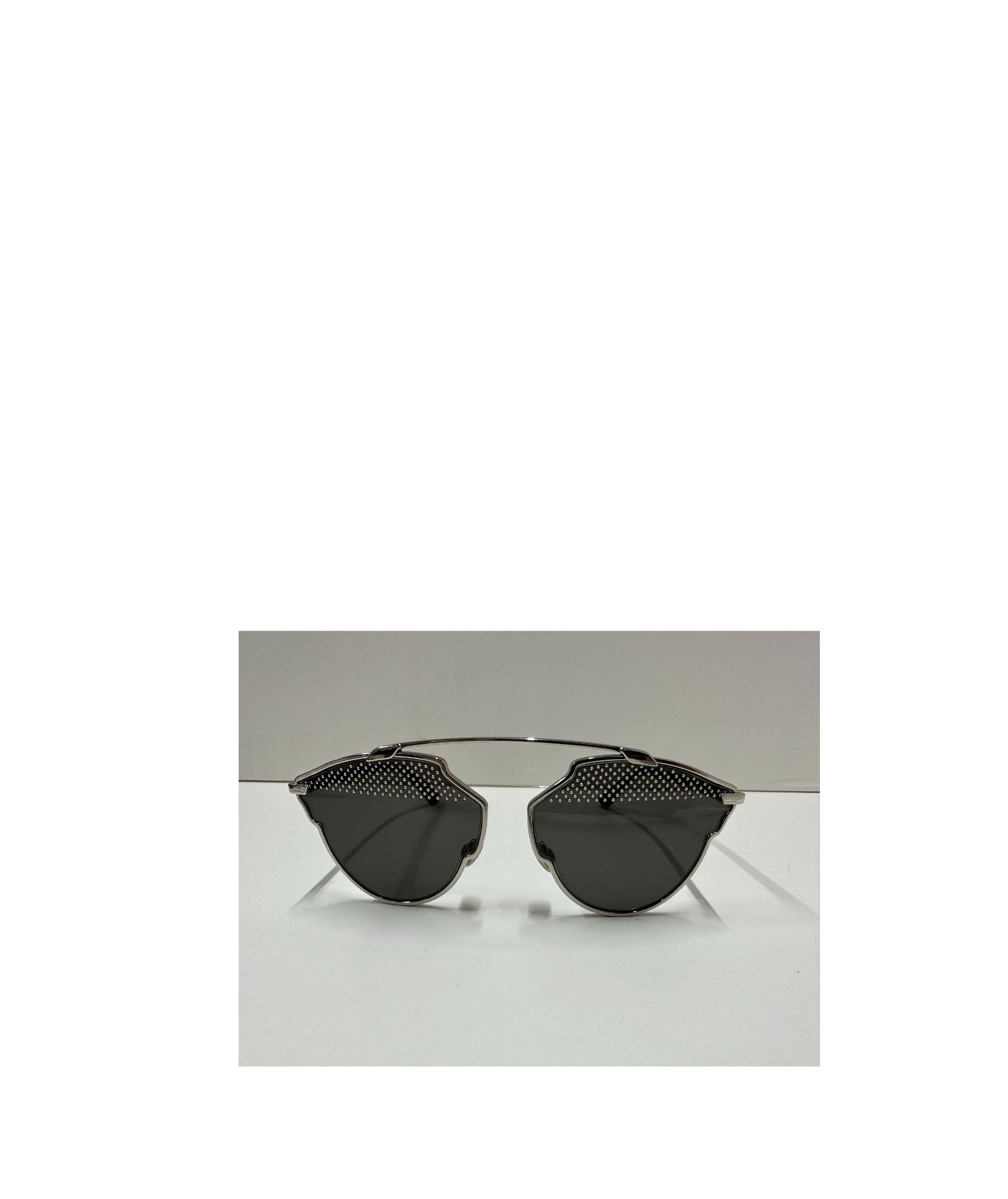 Dior Contrast-frame Sunglasses In Black