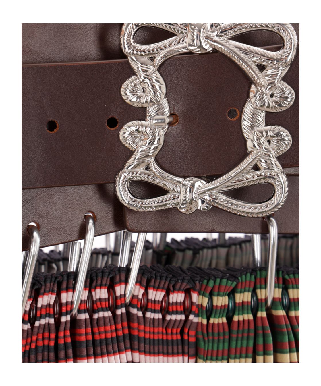 Chopova Lowena June Carabiner Midi Skirt In Multicolor