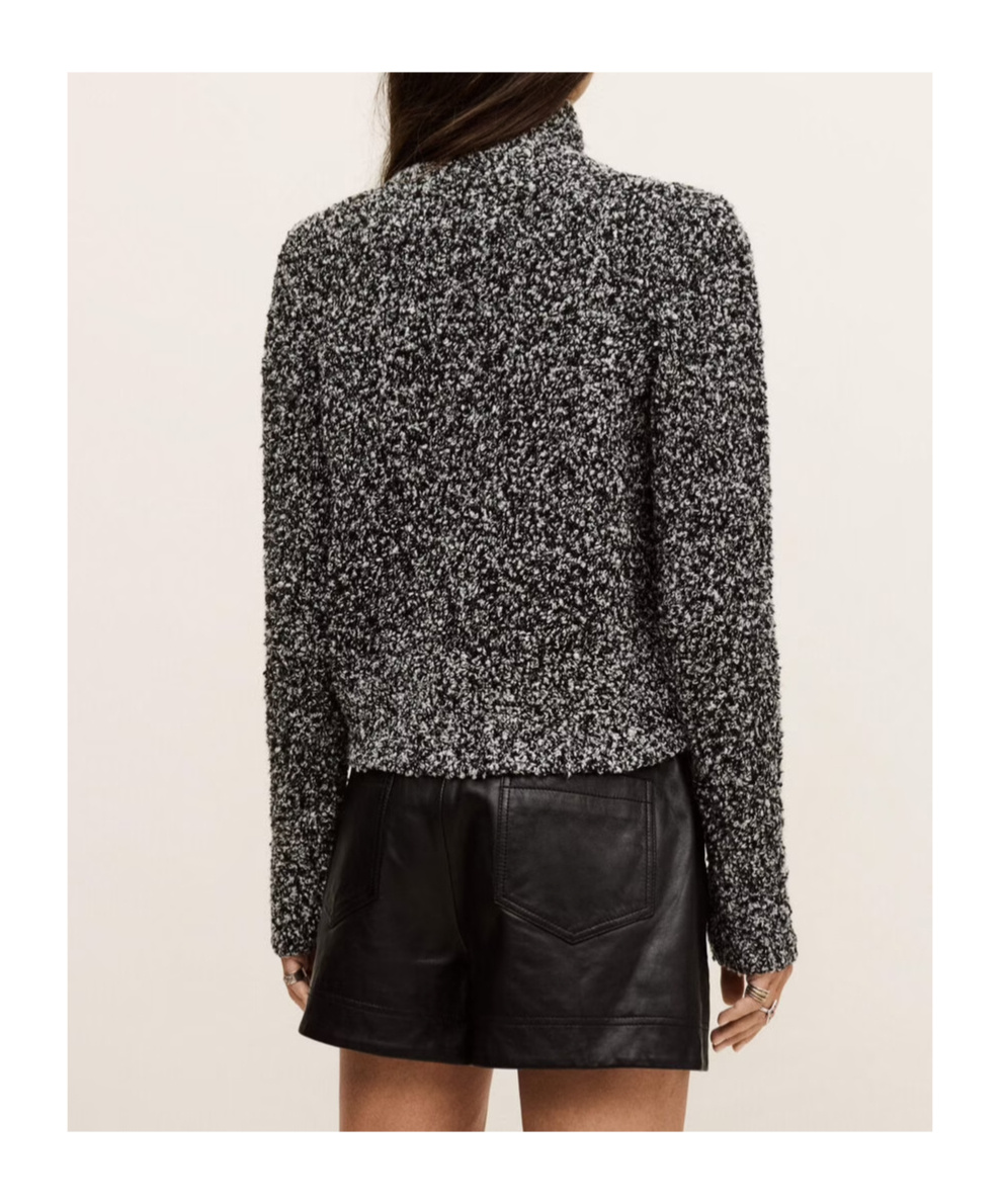 Bash Button-front Cardigan In Black
