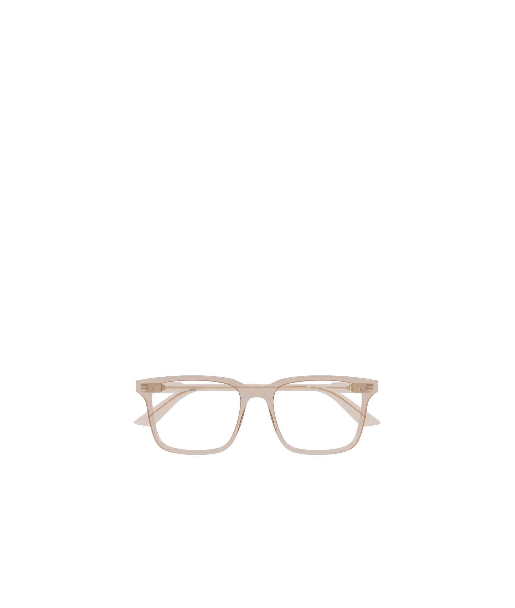 Gucci Geometrically Framed Flat Mirror In Nude