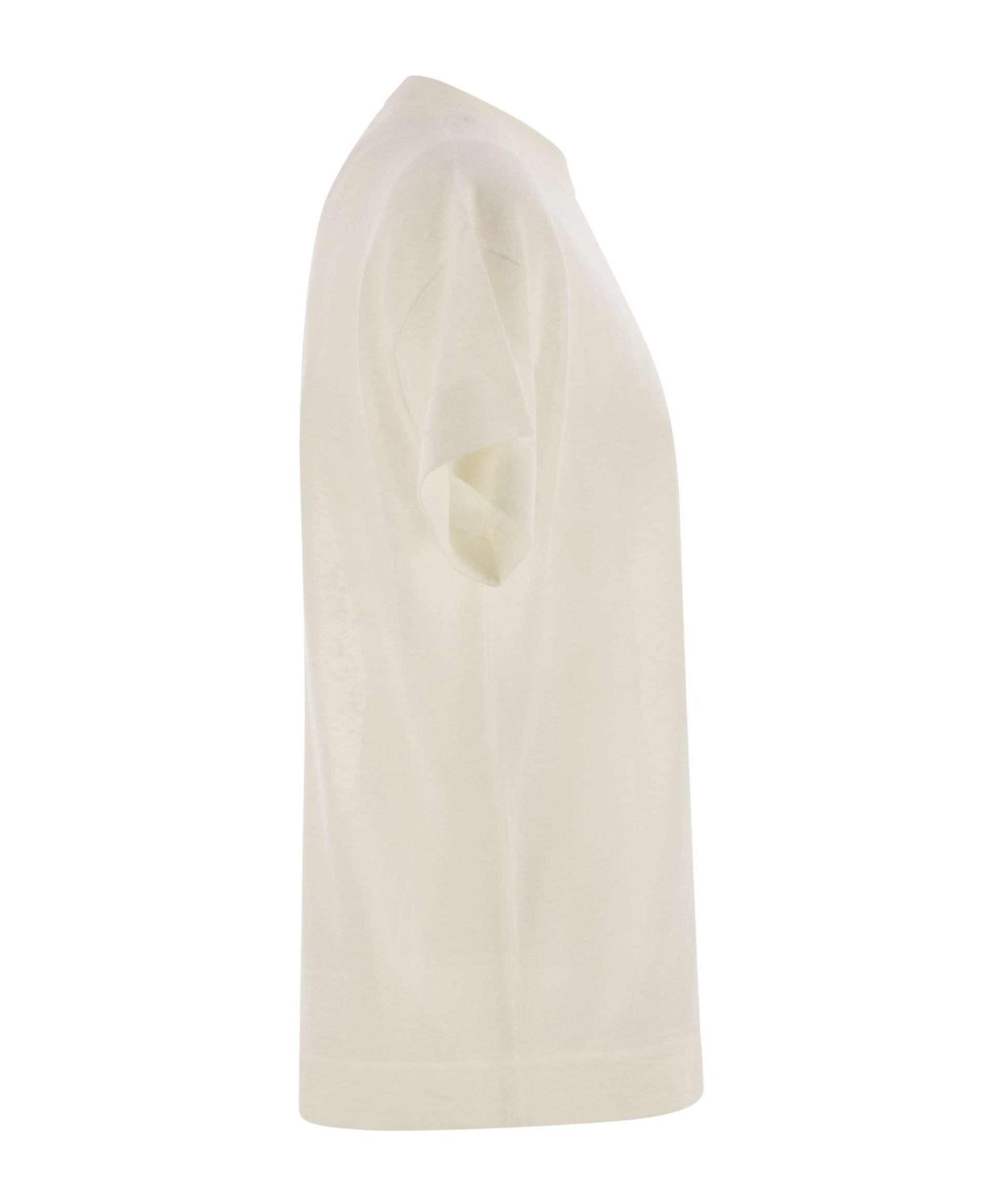 Brunello Cucinelli Pocket Detail T-shirt In White