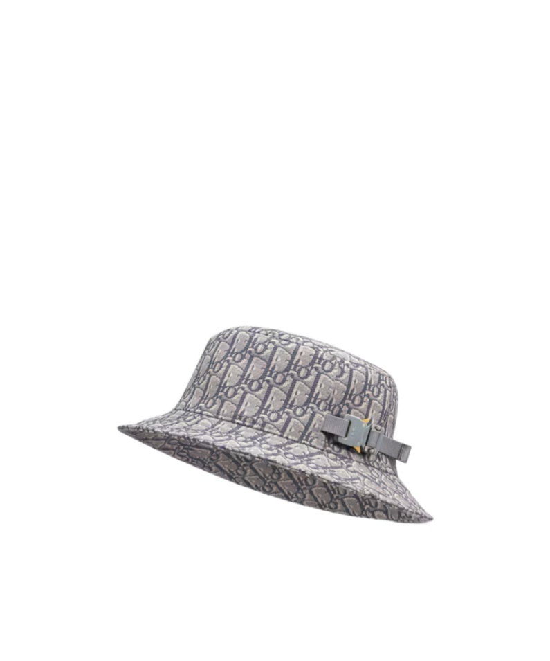 Dior Logo Fisherman Hat In White