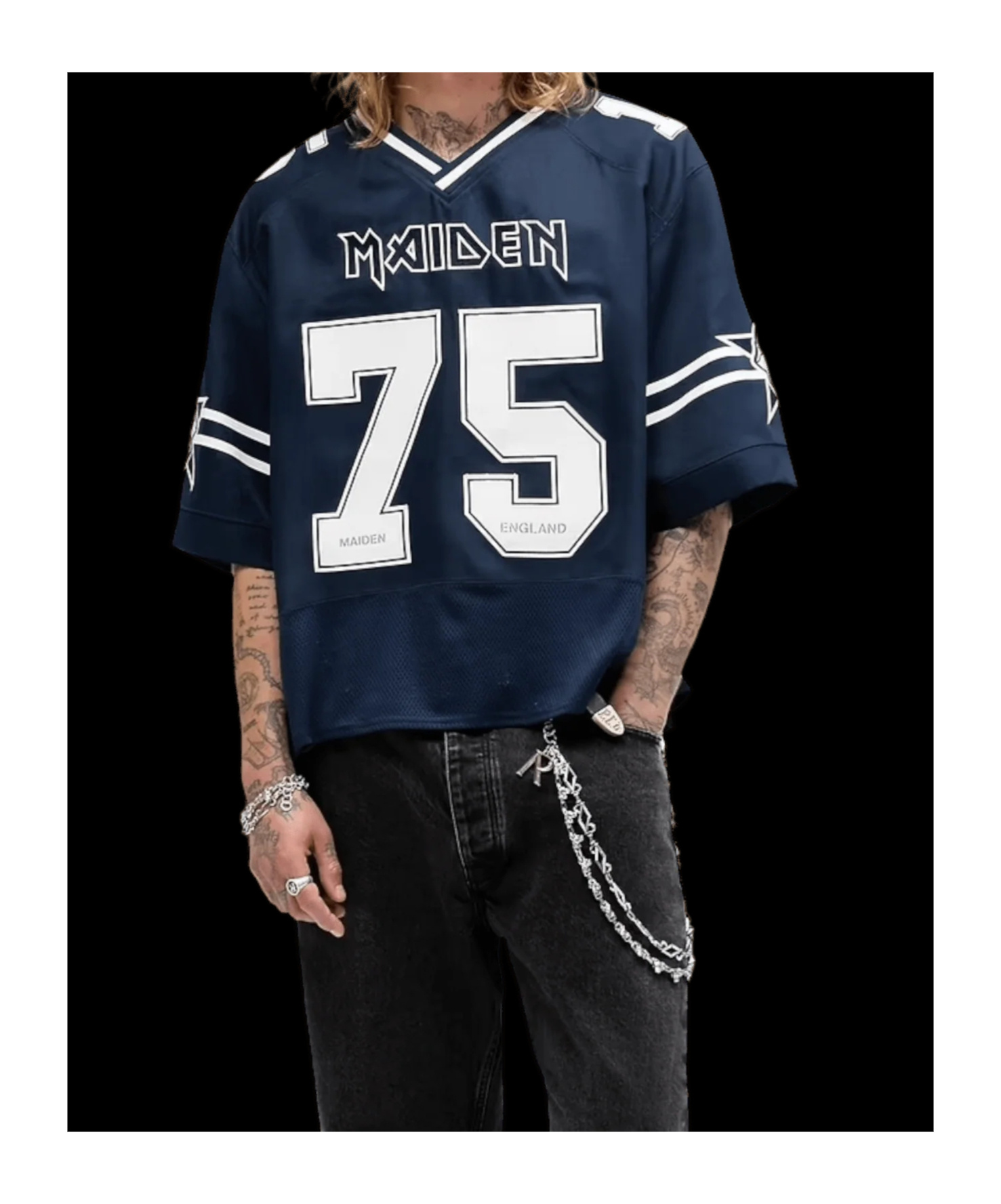 Represent X Iron Maiden Anniversary Jersey In Multi