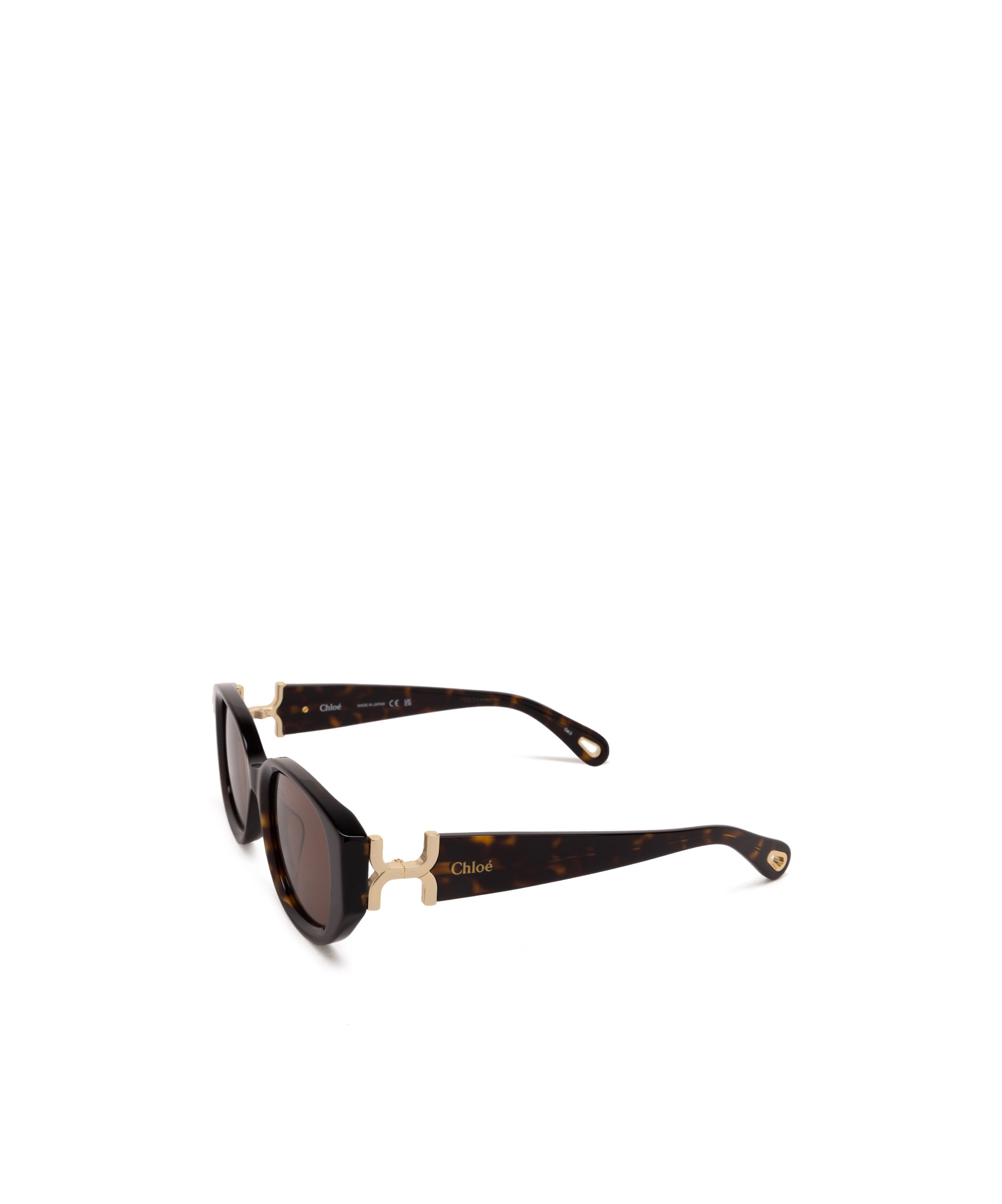 Chloé Marcie Oval-frame Sunglasses In Brown