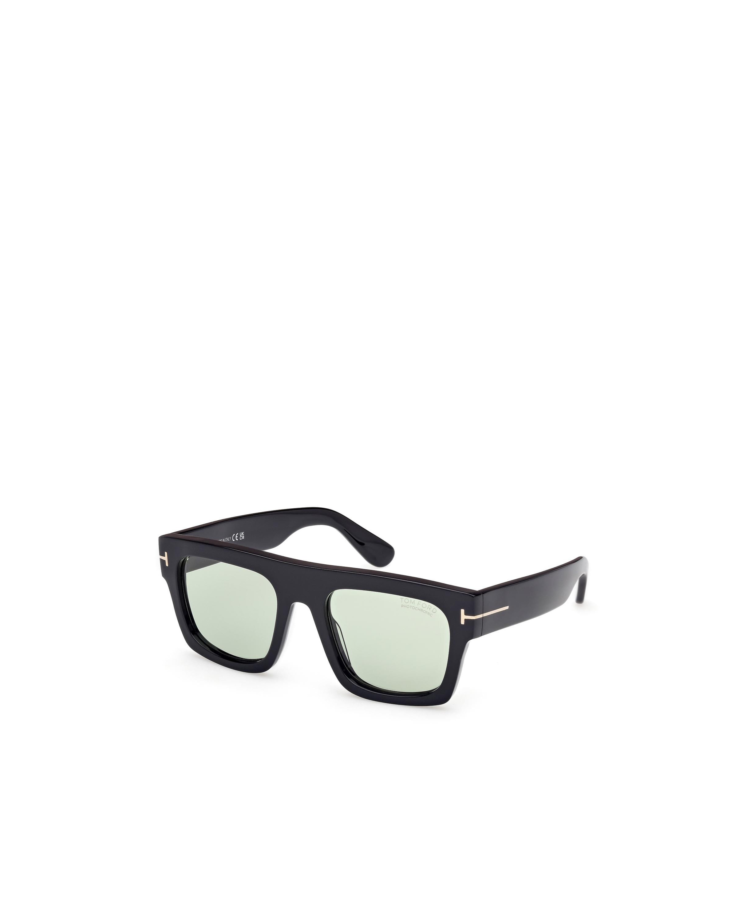 Tom Ford Eyewear Fausto Square Frame Sunglasses In White