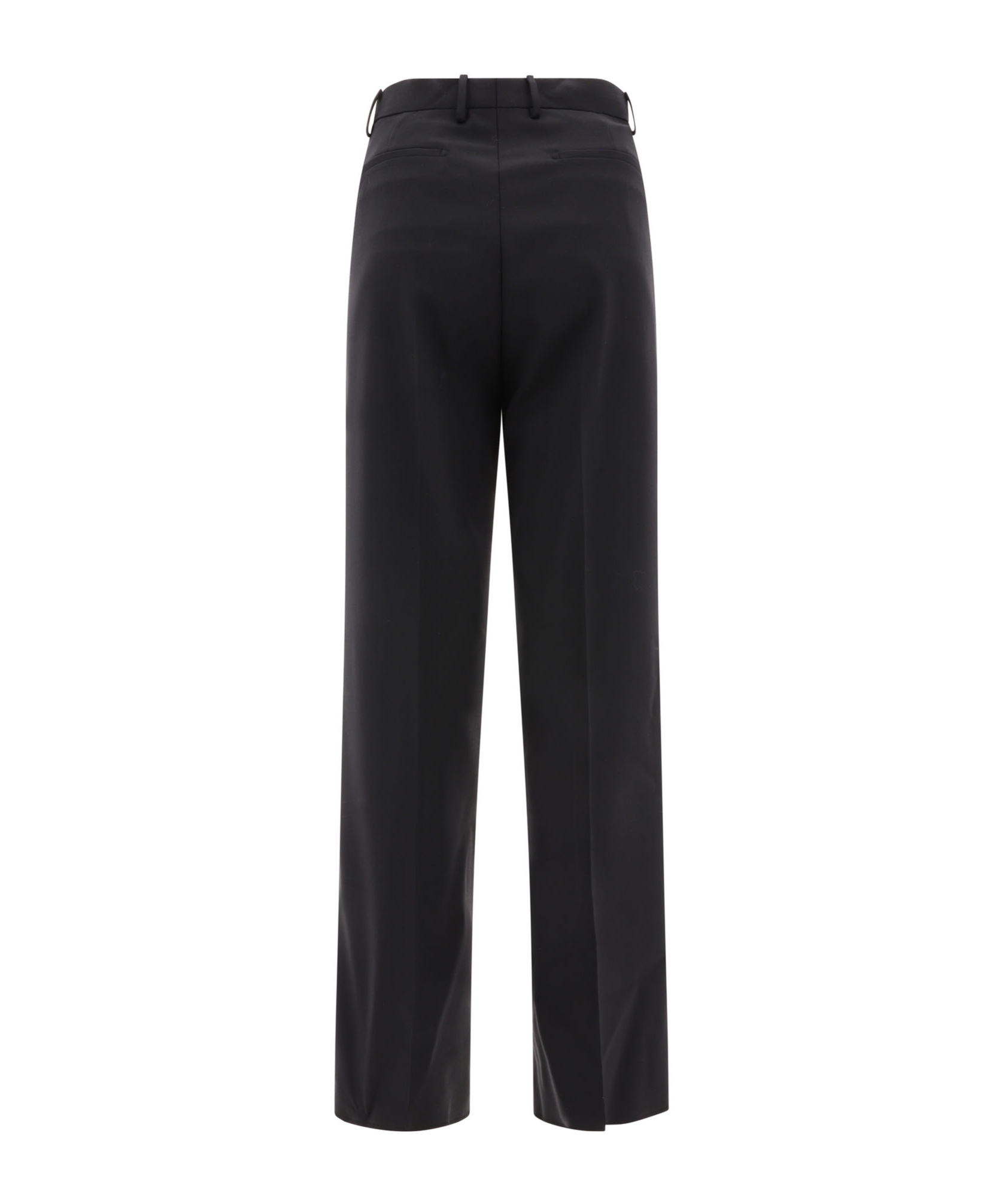 Tagliatore Darted Straight-leg Trousers In Black