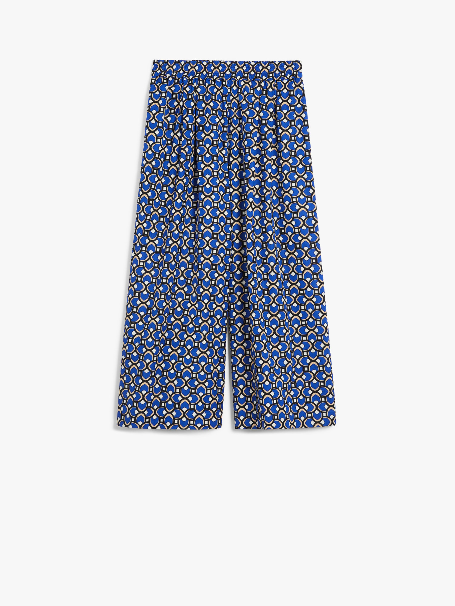 Weekend Max Mara All-over Patterned Wide Leg Pants In Multicolor